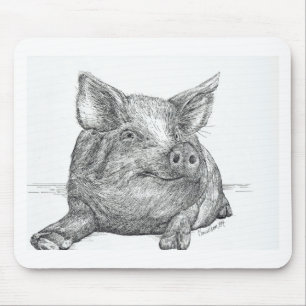 Pig Piglet Mouse Pad