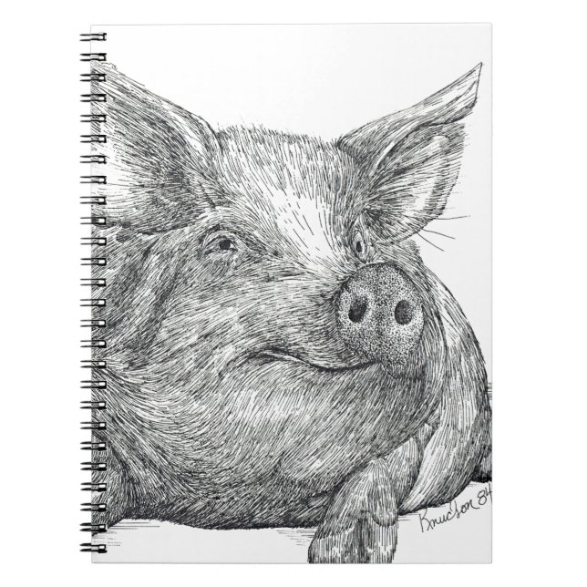 Pig Piglet Notebook (Front)