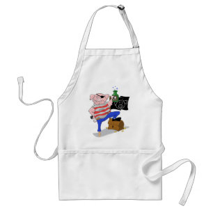 Pig Pirate Captain Aham Apron