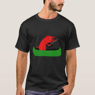 Pig Playing A Banjo In A Canoe T-Shirt