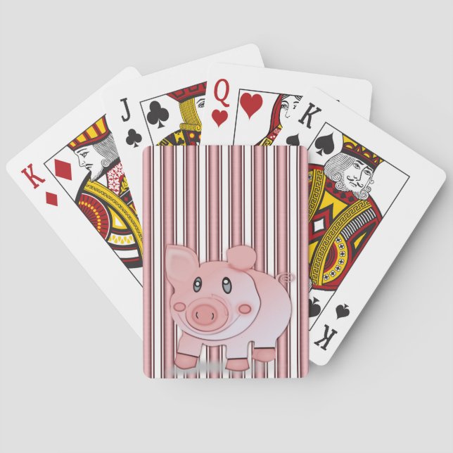 Pig Playing Card Deck (Back)