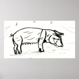 Pig Poster