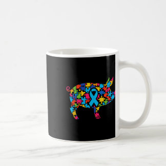 Pig Puzzle Autism Awareness Autistic Womens Mens K Coffee Mug