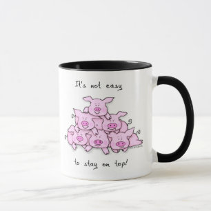 Pig Pyramid Coffee Mug