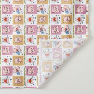 pig quote faces tapestry