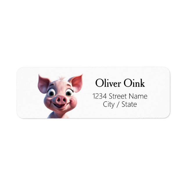 Pig Return Address Labels (Front)