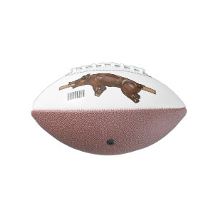 Pig roast / hog roast cartoon illustration football