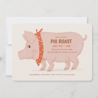 Pig Roast Invitation