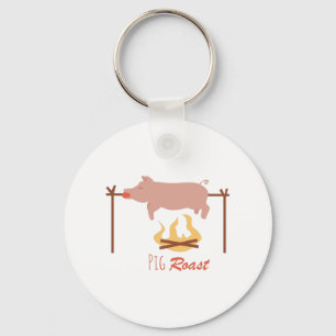 Pig Roast Keychain