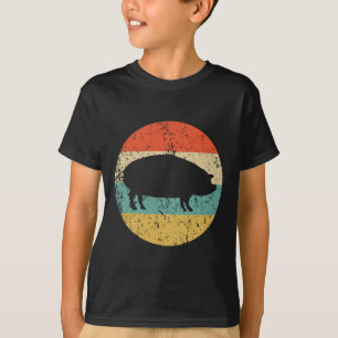 Pig Roast Retro Style Bbq Cookout T-Shirt