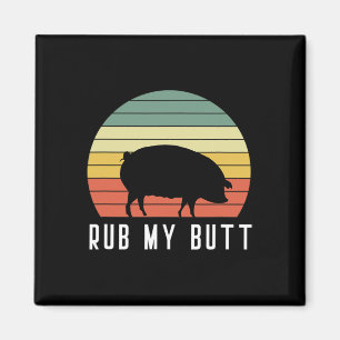 Pig Rub My Butt Pit Master Bbq Pork Bycon Grill By Magnet