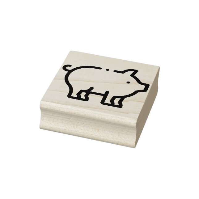 Pig Rubber Stamp (Stamp)
