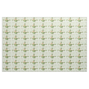Pig Shamrock Four Leaf Clover Green Garland Fabric