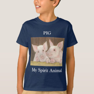 Pig Spirit Animal T-Shirt