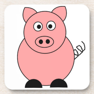 Pig Square Coaster