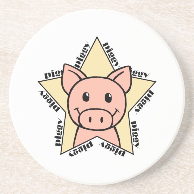 Pig Star Coaster (Front)