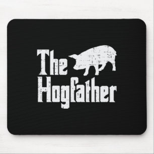 Pig The Hogfather Funny Hog Dad Fathers Day Parody Mouse Pad