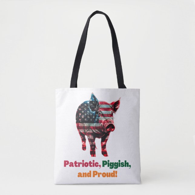 Pig Tote Bag (Front)