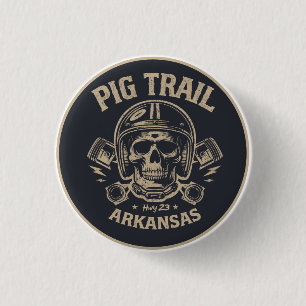 Pig Trail Scenic Byway arkansas motorcycle gifts 1 Inch Round Button