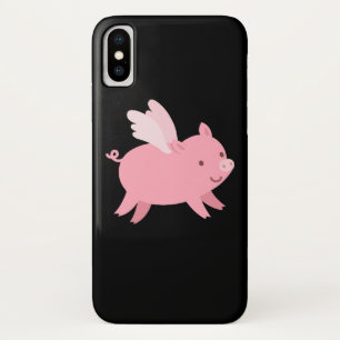 Pig Uses Wings To Fly Flying Pig Case-Mate iPhone Case