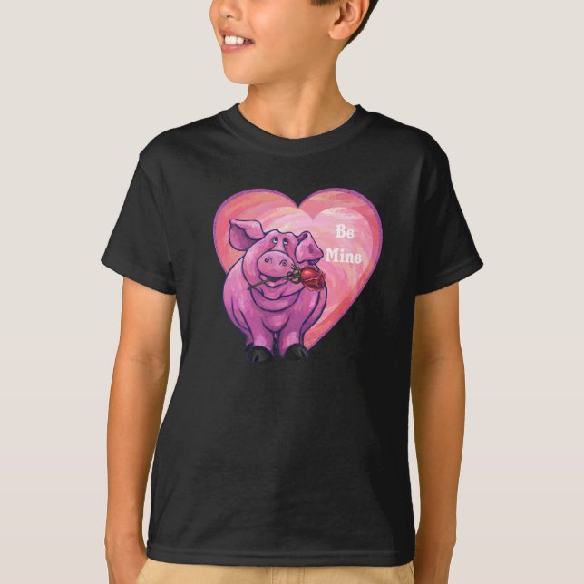 Pig Valentine's Day T-Shirt (Front)