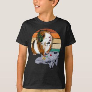Pig Video Game Wildlife Animal Gift Guinea Pig Gam T-Shirt