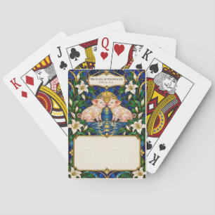 Pig Wedding Guest Book Signing Deck Playing Cards