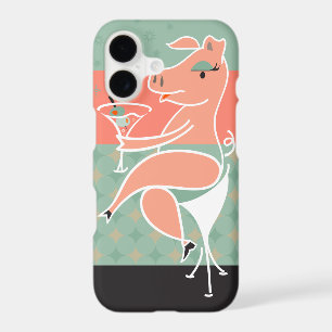 Pig with Martini
