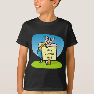 Pig with sign T-Shirt