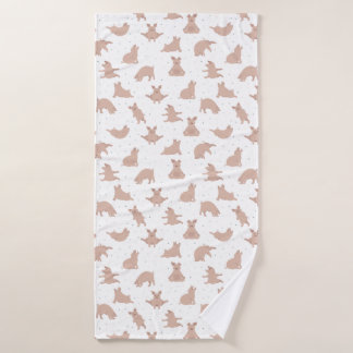 Pig Yoga Bath Towel