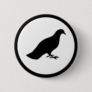 Pigeon 2 Inch Round Button