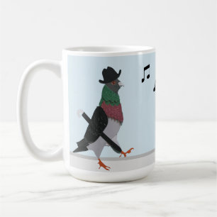 Pigeon About Town Funny Coffee Mug