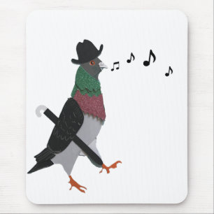 Pigeon About Town Mouse Pad