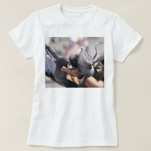 Pigeon Birds Colourful Wings Photo For Bird Lovers T-Shirt