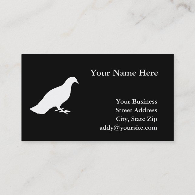 Pigeon Business Card (Front)