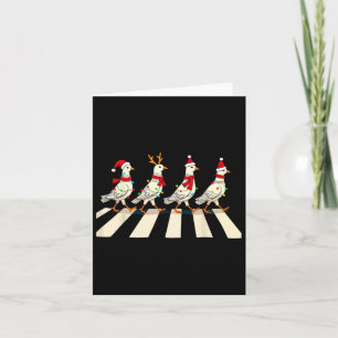 Pigeon Crossing Road Xmas  Card