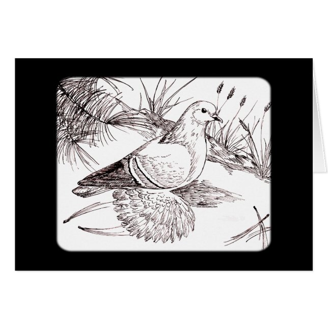 Pigeon de Saxon (Devant Horizontal)