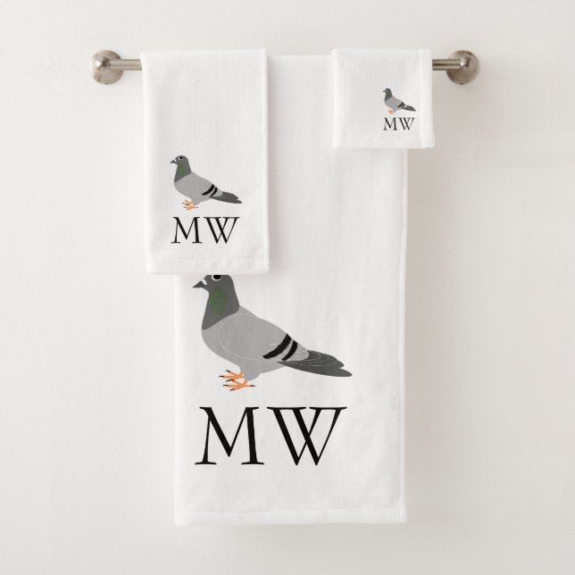 Pigeon Design Monogrammé (En situation)