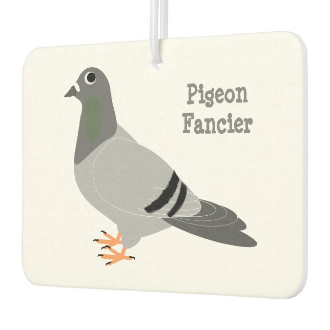 Pigeon Design Personalised Air Freshener (Left)