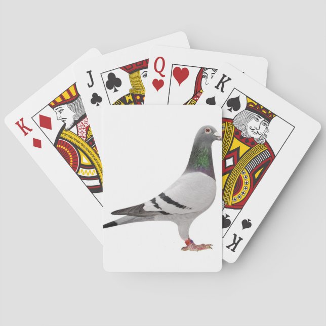 pigeon design playing cards (Back)