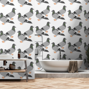 Pigeon Design Wallpaper