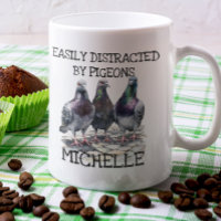 Pigeon Distracted By Bird Lover
