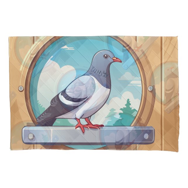 Pigeon Fancier Pillowcase (Front)