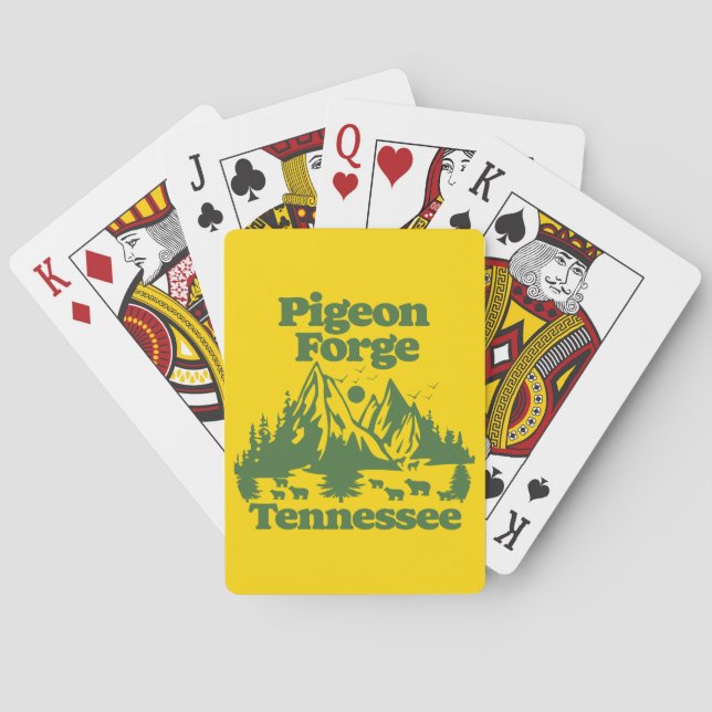 Pigeon Forge Tennessee Playing Cards (Back)