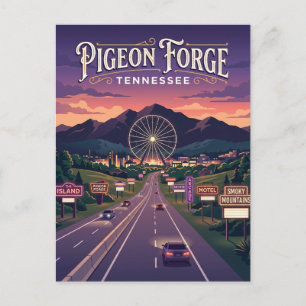 Pigeon Forge USA Postcard