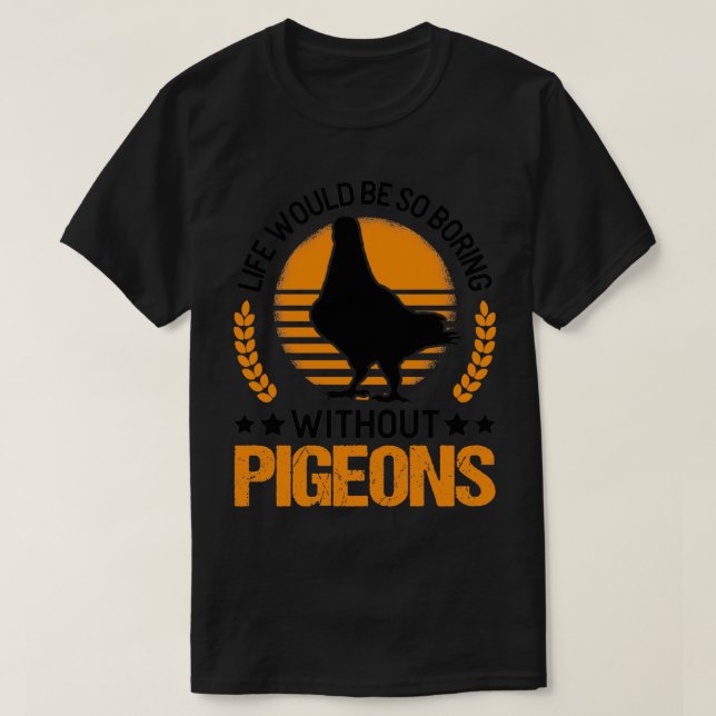 Pigeon Gift Fancier Carrier T-Shirt (Design Front)