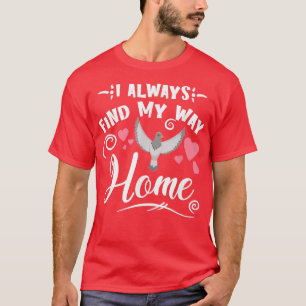 Pigeon Homing Fancier Trainer Gift American Racing T-Shirt