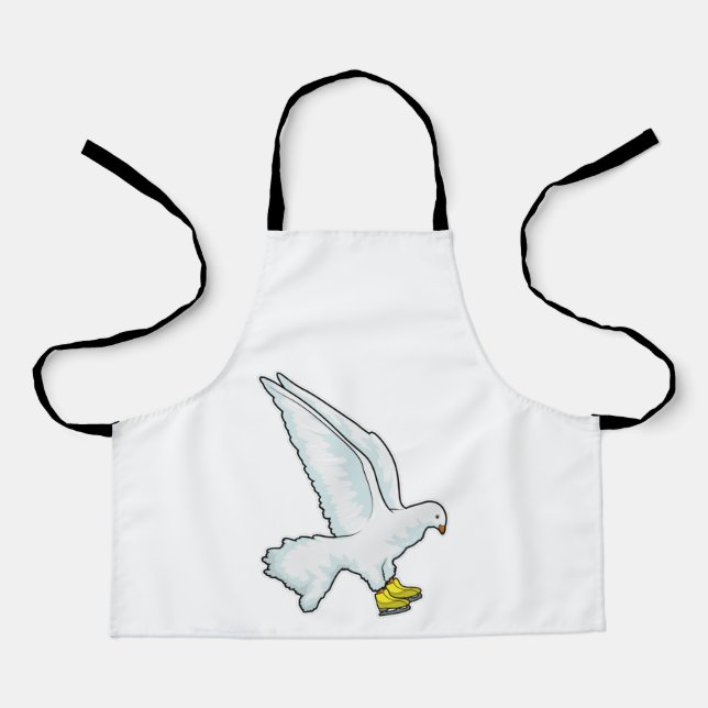 Pigeon Ice skating Ice skates Apron (Front)