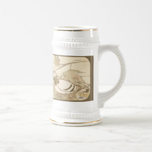 Pigeon In the Woods Beer Stein