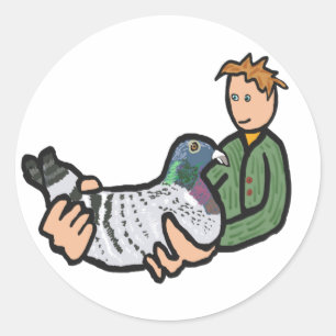 Pigeon Keeping Classic Round Sticker